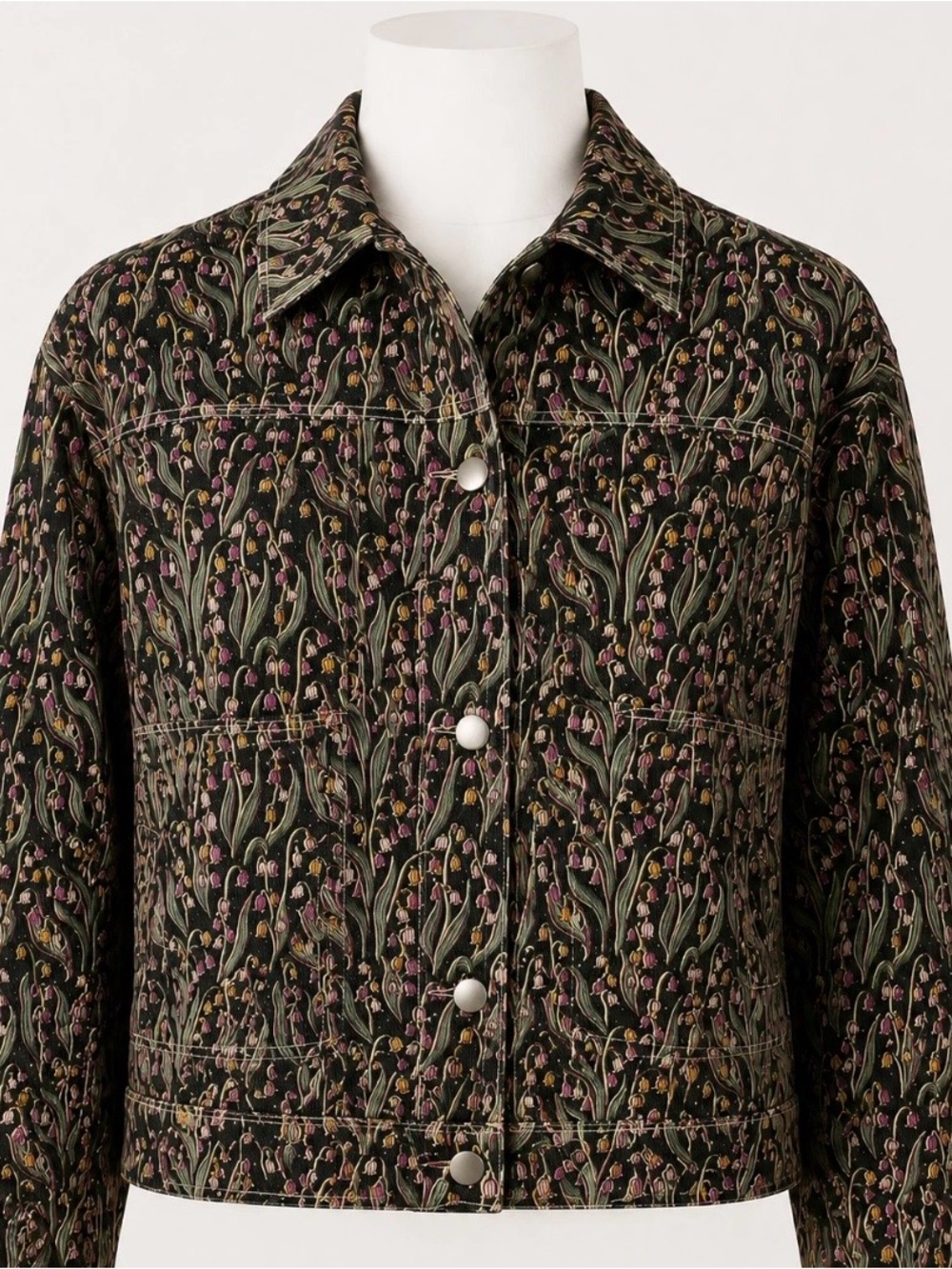 Roseanna Paris Jacket-Clochette Banjo Lilly Of The Valley Women's-US Large-